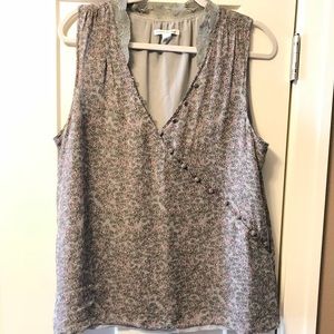 Banana Republic sleeveless lined blouse XL